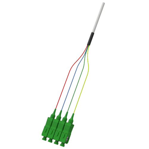 Glasfaser-Micro-Bundle-Drop-Kabel-Kabelbaugruppe